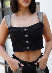 Corset Negro Iconic