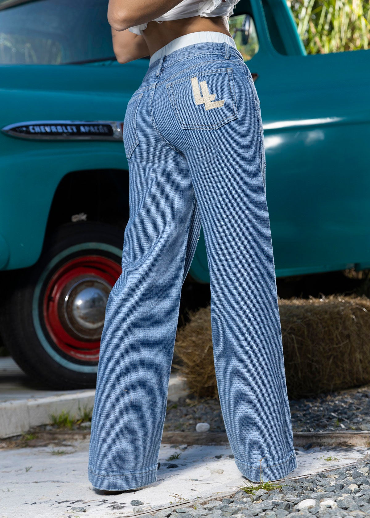 Jean wide leg collins