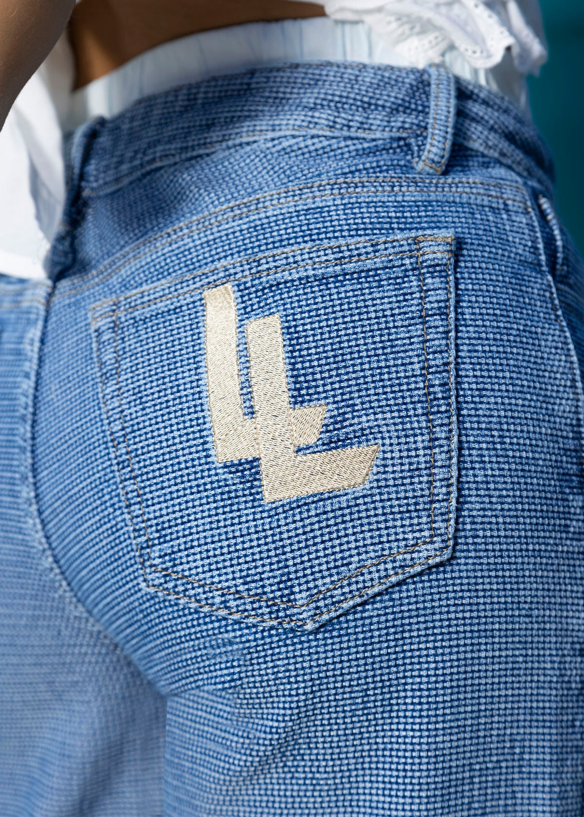 Jean wide leg collins