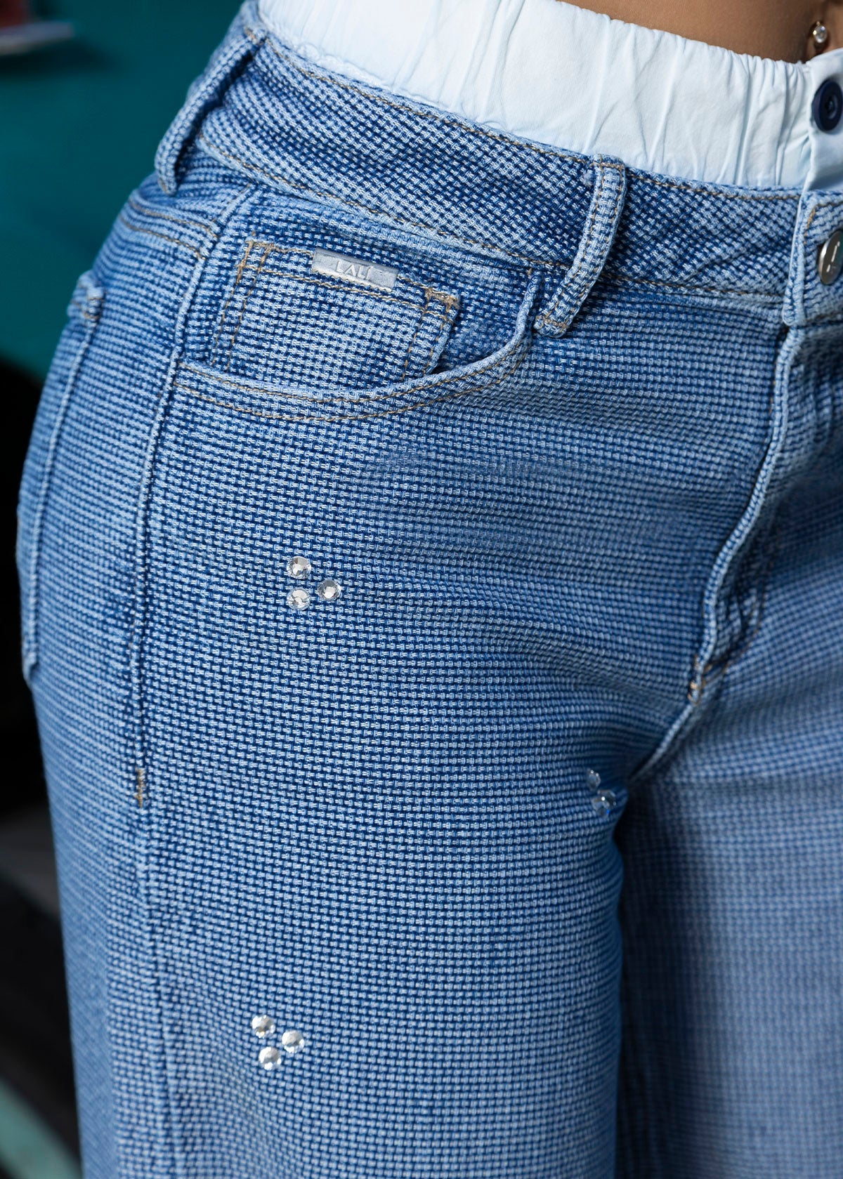 Jean wide leg collins